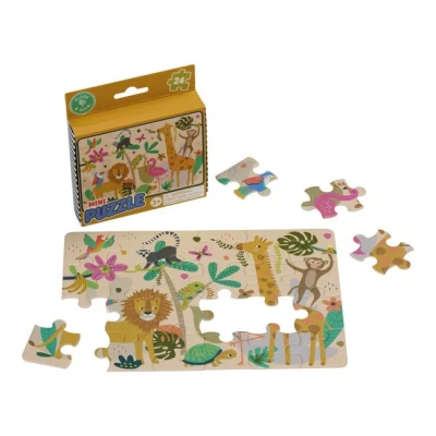 FLOSS & ROCK Mini Puzzle 24 elementy Dżungla | Pan Piksel