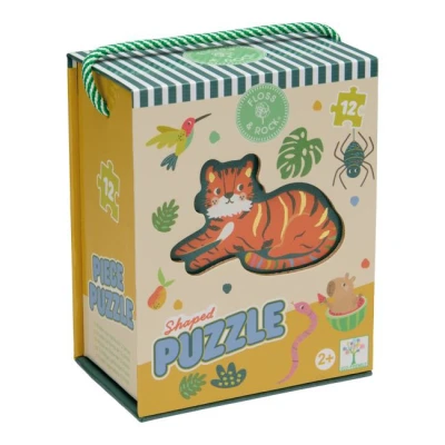 FLOSS & ROCK Puzzle 12 elementów Dżungla | Pan Piksel
