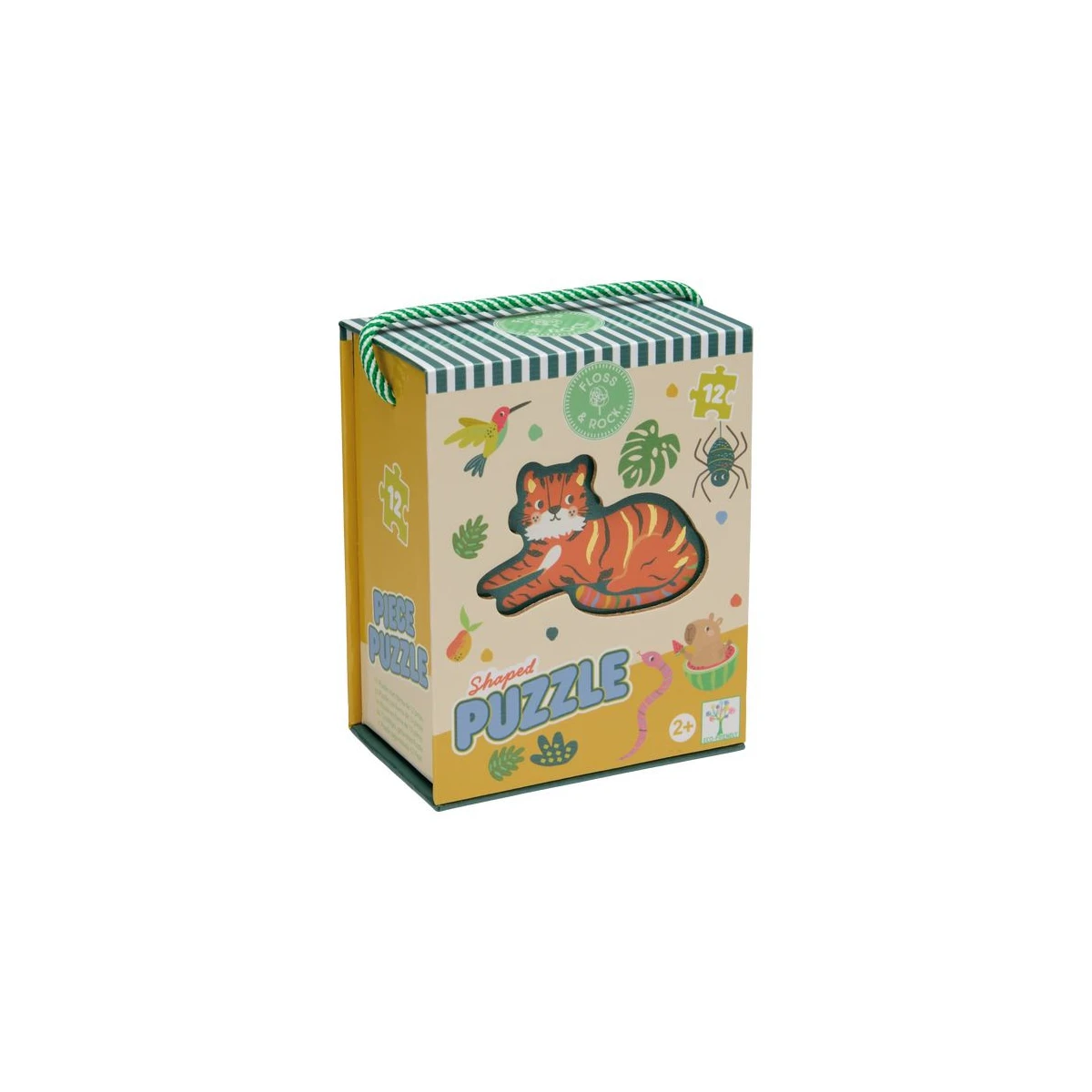 FLOSS & ROCK Puzzle 12 elementów Dżungla | Pan Piksel