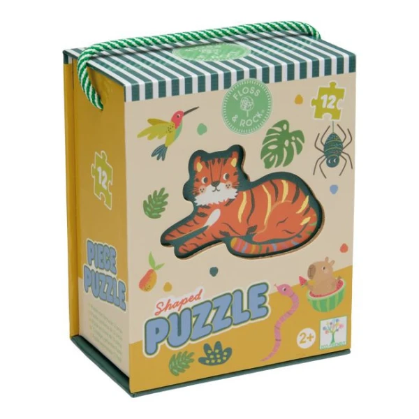 FLOSS & ROCK Puzzle 12 elementów Dżungla | Pan Piksel
