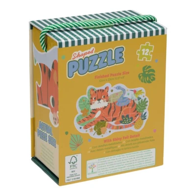 FLOSS & ROCK Puzzle 12 elementów Dżungla | Pan Piksel