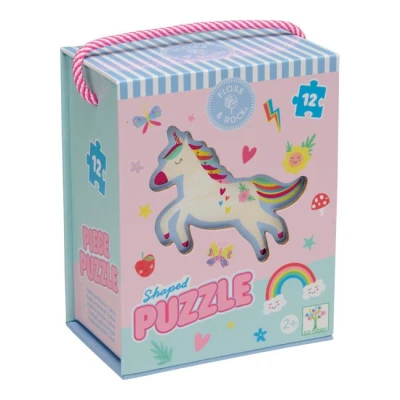 FLOSS & ROCK Puzzle 12 elementów Tęczowe Wróżki | Pan Piksel