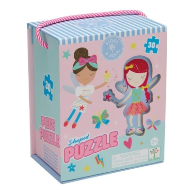 FLOSS & ROCK Puzzle 30 elementów Tęczowe Wróżki | Pan Piksel