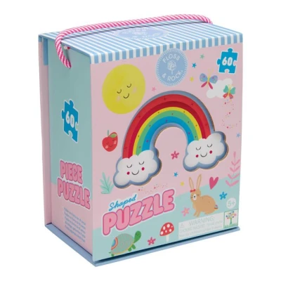 FLOSS & ROCK Puzzle 60 elementów Tęczowe Wróżki | Pan Piksel