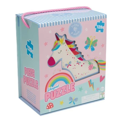 FLOSS & ROCK Puzzle 120 elementów Tęczowe Wróżki | Pan Piksel