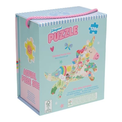 FLOSS & ROCK Puzzle 120 elementów Tęczowe Wróżki | Pan Piksel