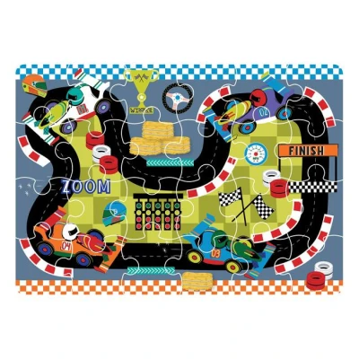 FLOSS & ROCK Mini Puzzle 24 elementy Auta | Pan Piksel