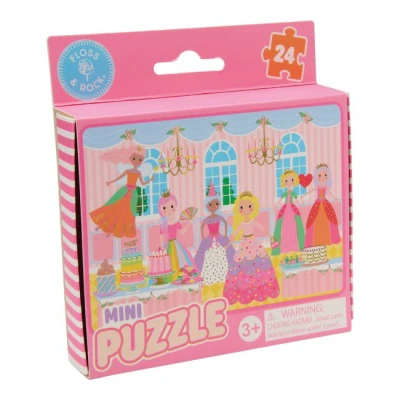 FLOSS & ROCK Mini Puzzle 24 elementy Księżniczki | Pan Piksel