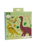 FLOSS & ROCK Kolorowanka z pachnącą okładką Dinozaury | Pan Piksel