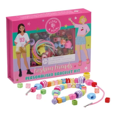 FLOSS & ROCK Zestaw do tworzenia spersonalizowanych bransoletek – Fashion Friends | Pan Piksel