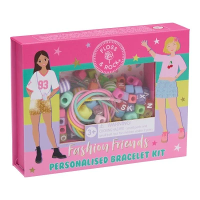 FLOSS & ROCK Zestaw do tworzenia spersonalizowanych bransoletek – Fashion Friends | Pan Piksel
