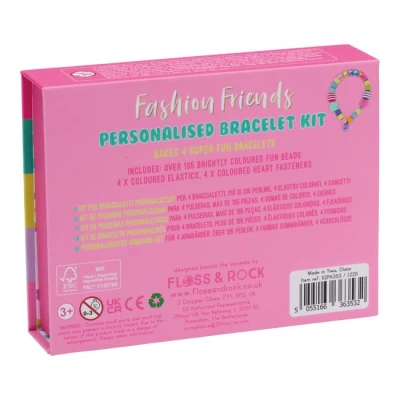 FLOSS & ROCK Zestaw do tworzenia spersonalizowanych bransoletek – Fashion Friends | Pan Piksel