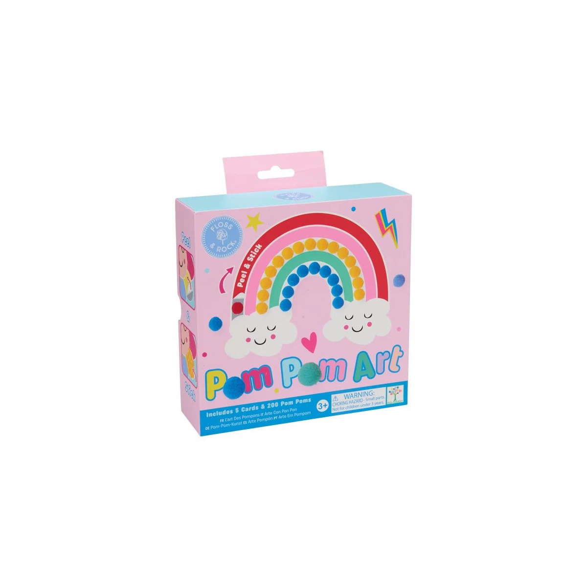 Pom Pom Art Tęczowe Wróżki Floss&Rock | Pan Piksel