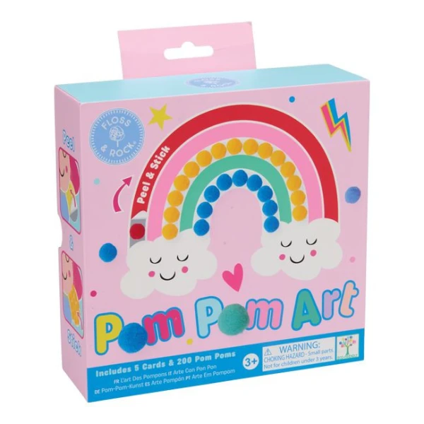 Pom Pom Art Tęczowe Wróżki Floss&Rock | Pan Piksel