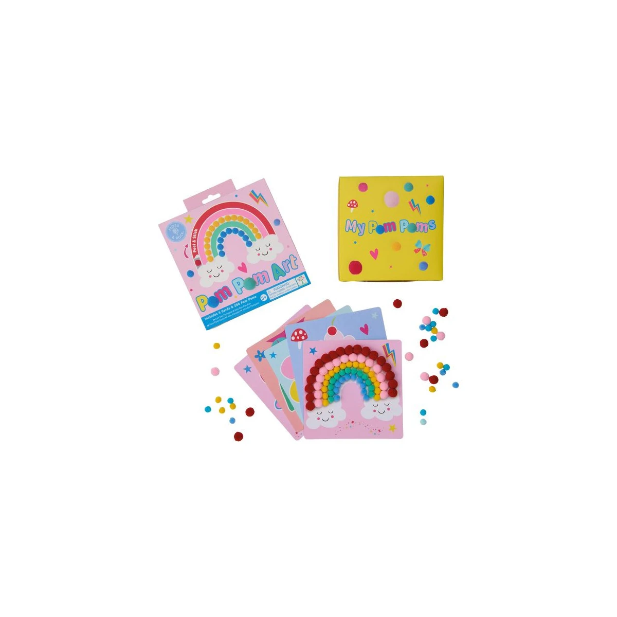 Pom Pom Art Tęczowe Wróżki Floss&Rock | Pan Piksel