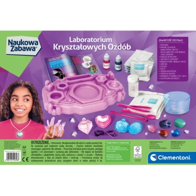 Clementoni 50398 Naukowa Zabawa Lab Laboratorium Kryształów Ozdobnych | Pan Piksel