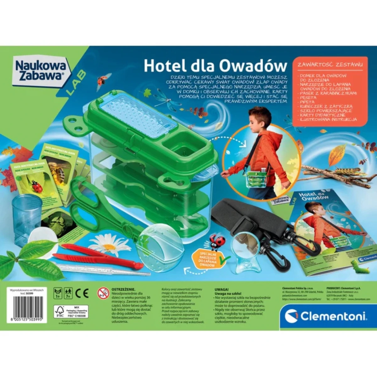 Clementoni 50399 Naukowa Zabawa Lab Hotel Dla Owadów | Pan Piksel