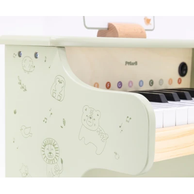 Viga 44274 PolarB Drewniane pianino dla dzieci | Pan Piksel