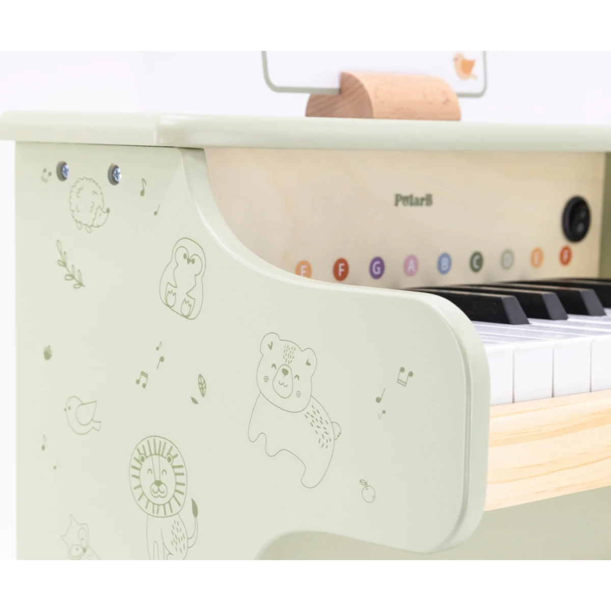 Viga 44274 PolarB Drewniane pianino dla dzieci | Pan Piksel