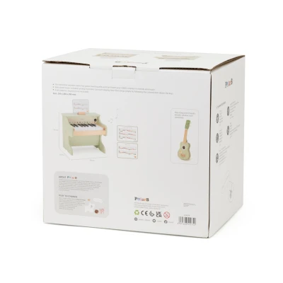 Viga 44274 PolarB Drewniane pianino dla dzieci | Pan Piksel