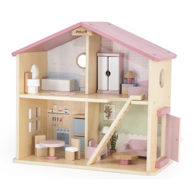 Drewniany domek dla lalek 44256 Viga | Pan Piksel