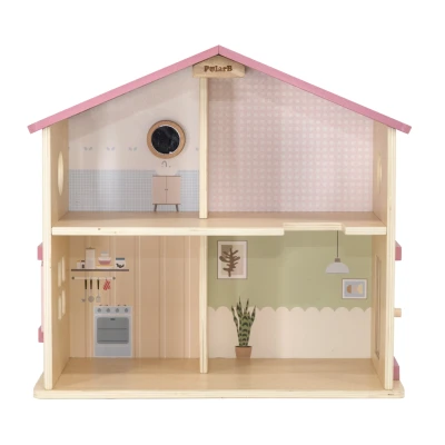 Drewniany domek dla lalek 44256 Viga | Pan Piksel