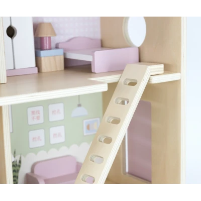 Drewniany domek dla lalek 44256 Viga | Pan Piksel