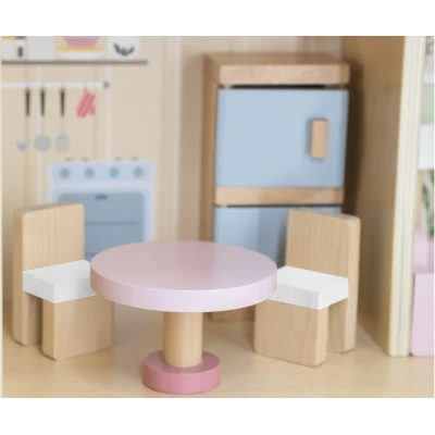 Drewniany domek dla lalek 44256 Viga | Pan Piksel