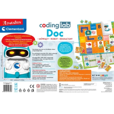 Clementoni Gry Edukacyjne 50730 Edukacyjny Robot Doc | Pan Piksel