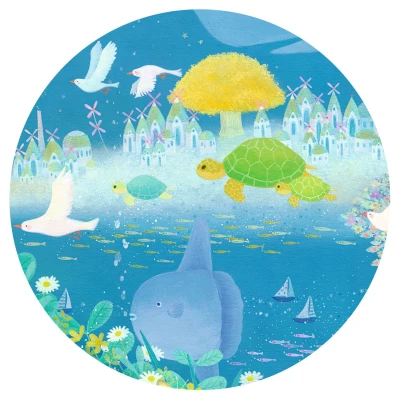 Puzzle Gallery Marzenia 350 elementów Djeco | Pan Piksel