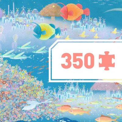 Puzzle Gallery Marzenia 350 elementów Djeco | Pan Piksel