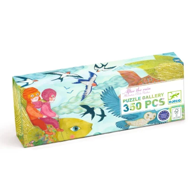 DJECO Puzzle tekturowe PO DESZCZU 350 elem. | Pan Piksel