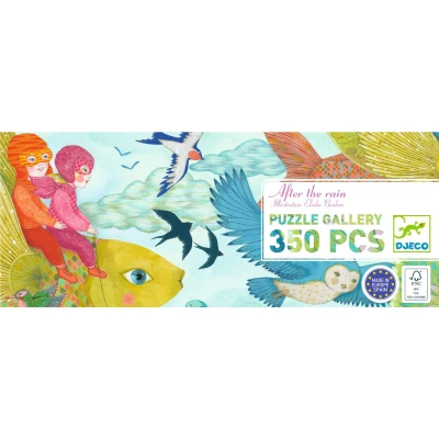DJECO Puzzle tekturowe PO DESZCZU 350 elem. | Pan Piksel