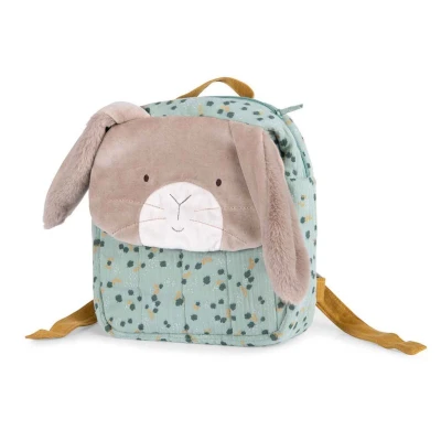 MOULIN ROTY Plecak królik szałwia H 29 cm | Pan Piksel