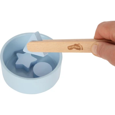 SMALL FOOT Gra edukacyjna Montessori ze szczypcami i kształtami do liczenia | Pan Piksel