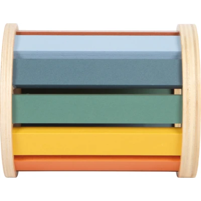 SMALL FOOT Sorter drewniany Montessori z wymiennymi planszami i elementami | Pan Piksel