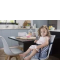 BABY TO LOVE Podstawka podwyższająca Easy UP paski niebieska | Pan Piksel
