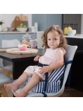 BABY TO LOVE Podstawka podwyższająca Easy UP paski niebieska | Pan Piksel
