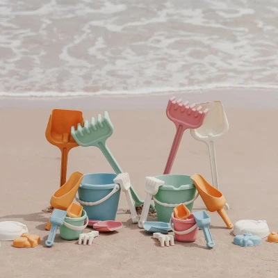 MINILAND Zestaw ekologicznych zabawek do piaskownicy foremki | Pan Piksel