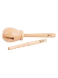 CLASSIC WORLD EDU Drewniany Instrument Muzyczny Woodblock Rytmiczny 2 el. | Pan Piksel