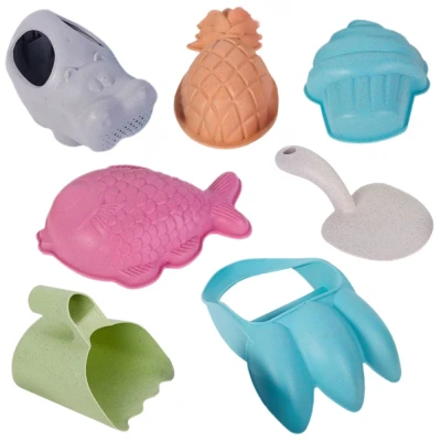 WOOPIE GREEN Zestaw do Piasku z Pazurami 7 el. BIODEGRADOWALNY ORGANICZNY MATERIAŁ | Pan Piksel