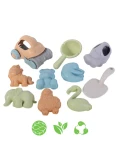 WOOPIE GREEN Zestaw do Piasku z Samochodzikiem 10 el. BIODEGRADOWALNY ORGANICZNY MATERIAŁ | Pan Piksel