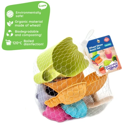 WOOPIE GREEN Zestaw do Piasku z Pazurami 7 el. BIODEGRADOWALNY ORGANICZNY MATERIAŁ | Pan Piksel