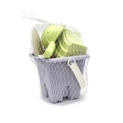 WOOPIE GREEN Zestaw do Piasku w Wiaderku Wieża 8 el. BIODEGRADOWALNY ORGANICZNY MATERIAŁ | Pan Piksel
