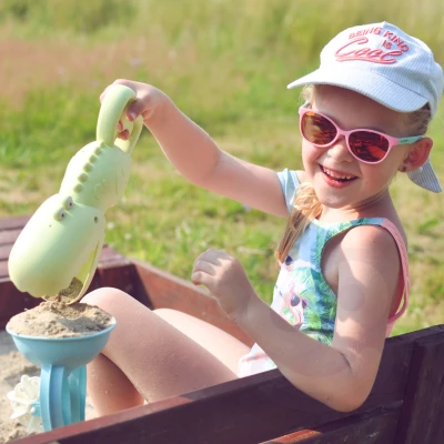 WOOPIE GREEN Krokodyl Łopatka Zbierak do Piasku i Wody Zielona BIODEGRADOWALNY ORGANICZNY MATERIAŁ | Pan Piksel