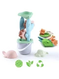 WOOPIE GREEN Zestaw z Wiaderkiem i Kołowrotkiem 4 el. BIODEGRADOWALNY ORGANICZNY MATERIAŁ | Pan Piksel
