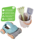 WOOPIE GREEN Zestaw do Piasku z Wiaderkiem i Samochodzikiem 10 el. BIODEGRADOWALNY ORGANICZNY MATERIAŁ | Pan Piksel