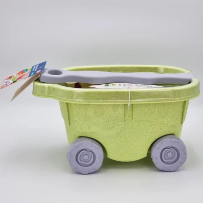 WOOPIE GREEN Zestaw do Piasku z Wózkiem 13 el. BIODEGRADOWALNY ORGANICZNY MATERIAŁ | Pan Piksel