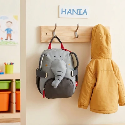 SIGIKID Plecak dziecięcy Słoń – plecaczek do przedszkola 29 cm | Pan Piksel