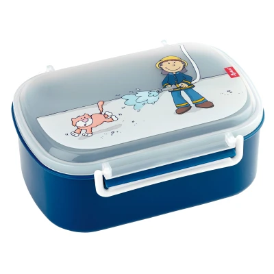 SIGIKID Pudełko na jedzenie lunchbox Strażak BPA free 17x11x7 cm | Pan Piksel